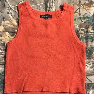 Kendall & Kylie Vibrant Orange Tank Top